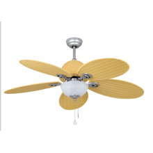 Ventilador de techo de fibra decorativa eléctrico de 52 pulgadas de 52 pulgadas